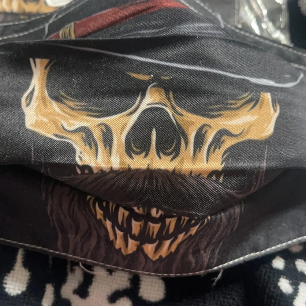 New set/2 Skeleton skull face masks